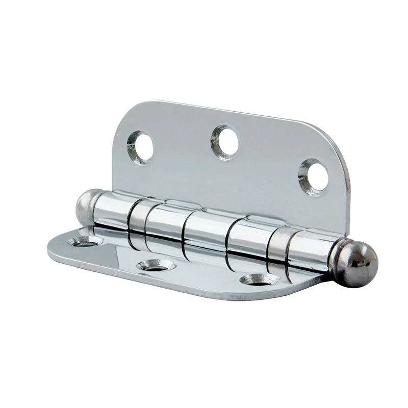 Steel Hinge with 2 Ball Bearing, Round Angle Ball Head Door Hinge