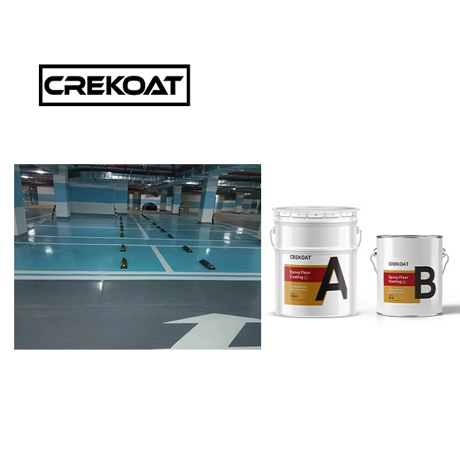 Resina epóxi colorida Textured Grip Industrial Anti-Slip Floor Epoxy Tinta para camadas de aplicação em rolo