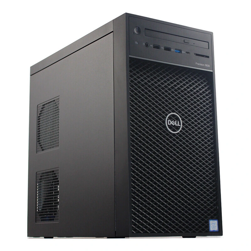 وحدة المعالجة المركزية طراز Precision T3640 i3 الجديدة من Dell سعة 8 جرامات من ذاكرة الوصول العشوائي (RAM) سعة 500 جرامًا محطة عمل برجية بمحرك أقراص ثابتة