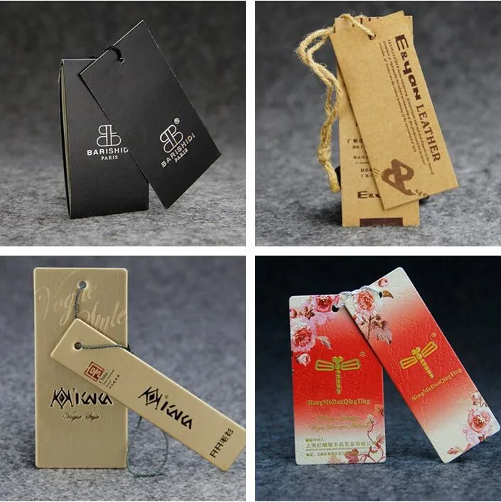 High quality/High cost performance  Eco-Friendly Garment Clothing Thick Paper Hang Tag
