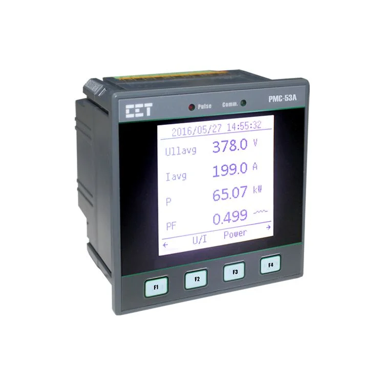 PMC-53A DIN96 Three-Phase Multifunction Smart Meter for Voltage Power kWh Measurement Dot-Matrix LCD