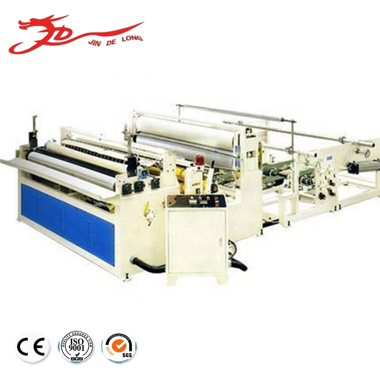 Small Business Idea Full Automatic Toilet Paper Slitting Rewiding Making Machinerr Full Automatic