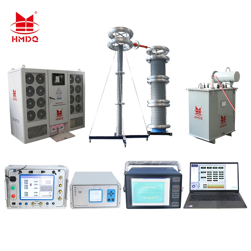 Variable Frequency Series Resonant Test Device with Partial Discharge