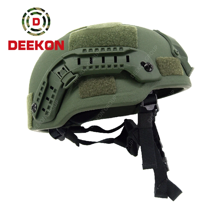 Military Green Color Bulletproof Mich 2000 Ballistic Helmet