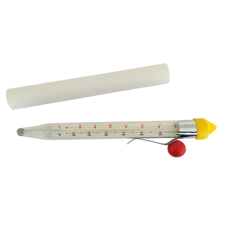 High Temperature Glass Sweet Thermometer Sugar Candy Jelly Deep Fry Thermometer