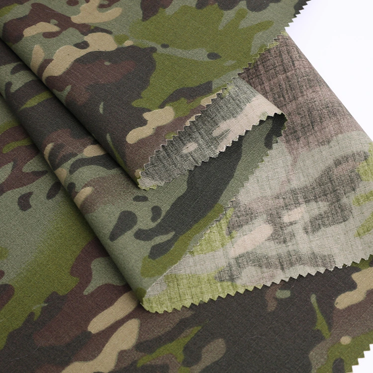 65% Polyester 35% Cotton Blend Woven Army Camouflage Military Uniform Textile Fabric