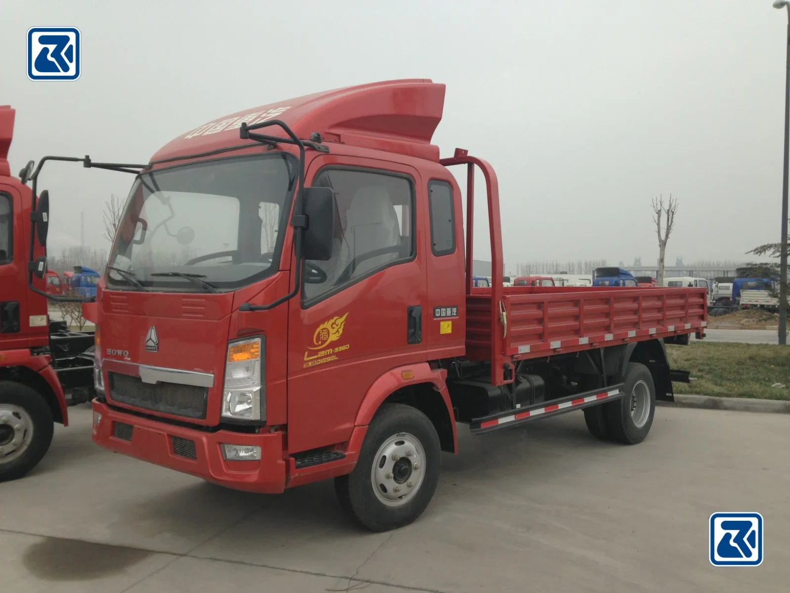 3-5 Tons General Cargo Truck, HOWO Light Truck