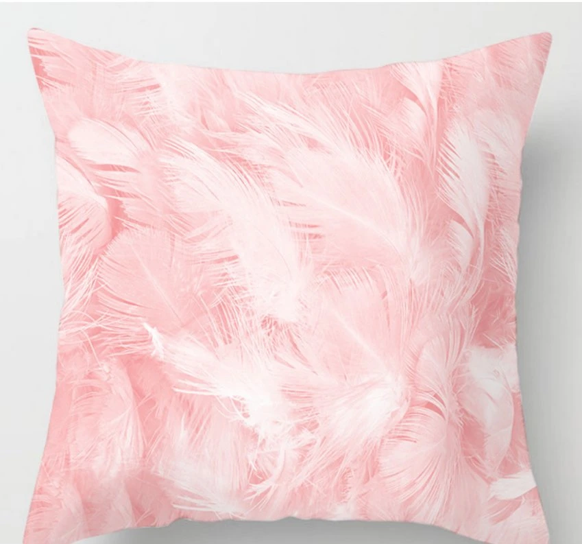 Excellent Pink Embroidery Pillow Cover for Home Decoration Wholesale/Supplier