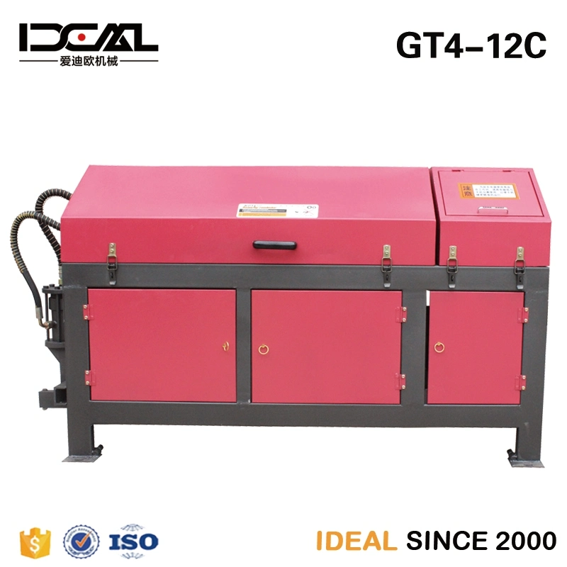 4-12mm CNC Automatic Rebar Straightener and Cutter Wire Rod Straightening and Cutting Machine