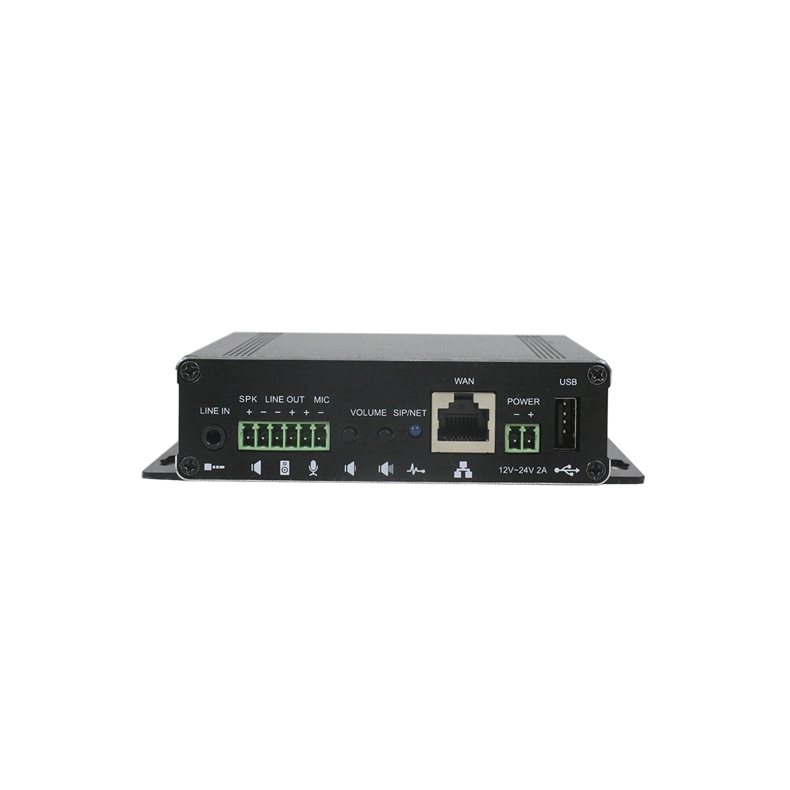 Professional Hot Selling Top Seller OEM SIP Poe Amplifier with HD Audio and Function-Rich Interfaces SIP PA System