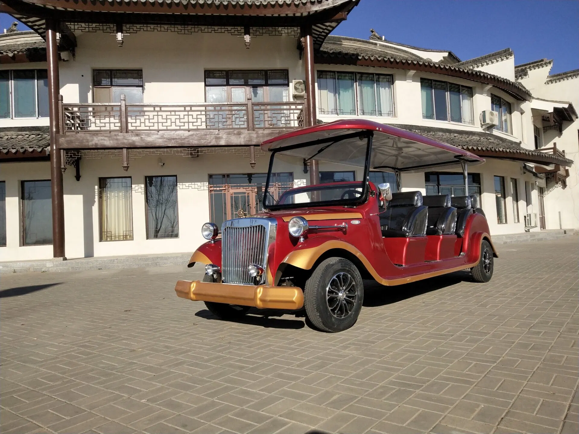 8 Seaters Electric Classic Vintage Sightseeing Car