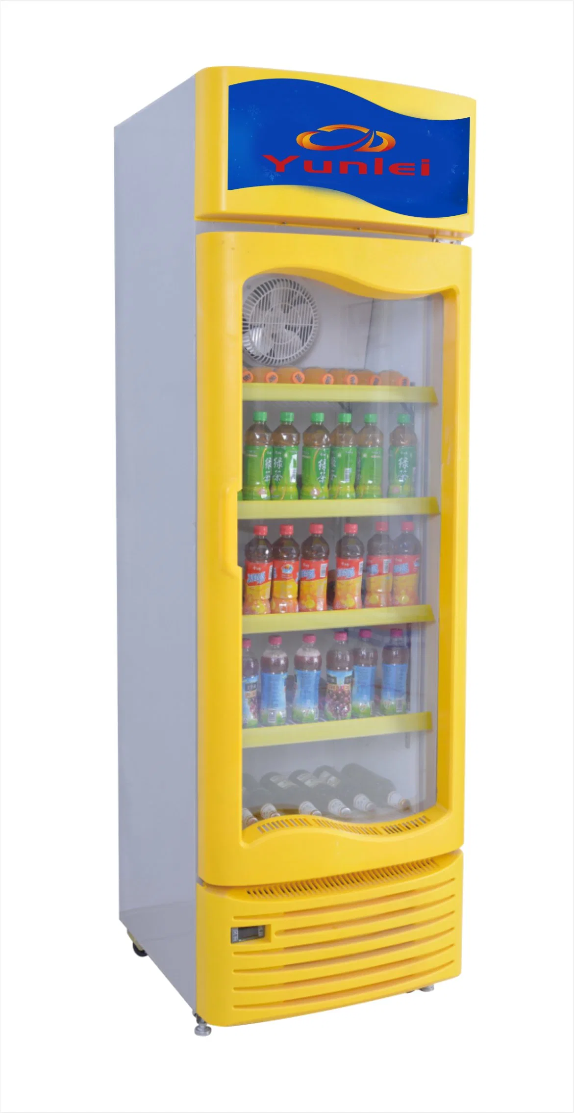 New Design Commercial Produce Display Refrigerated Cabinet Supermarket Vertical Refrigerators/Showcase