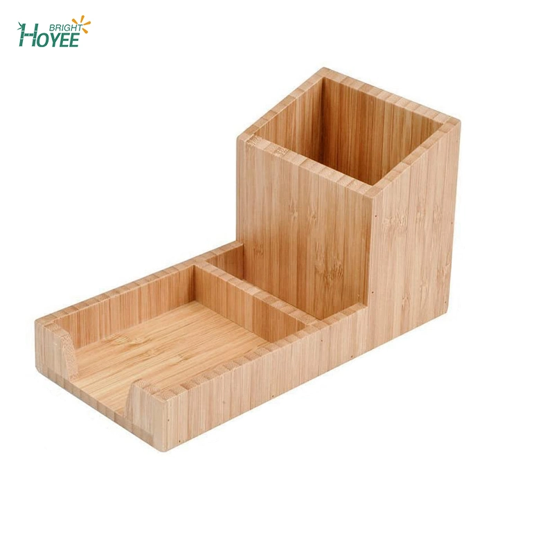 Bamboo Pencil Holder with Tray