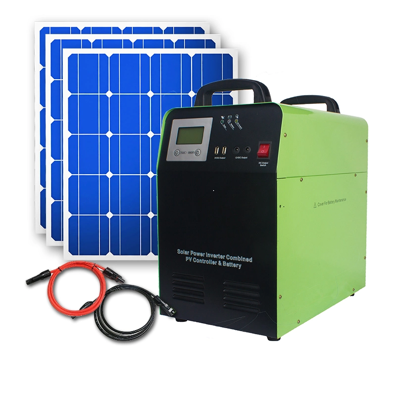 Custom Wholesale/Supplier Complete RV Solar Energy System Portable 3000 1000W 1500W Watts off Grid Solar Power System Wirh Built in Lithium Battery