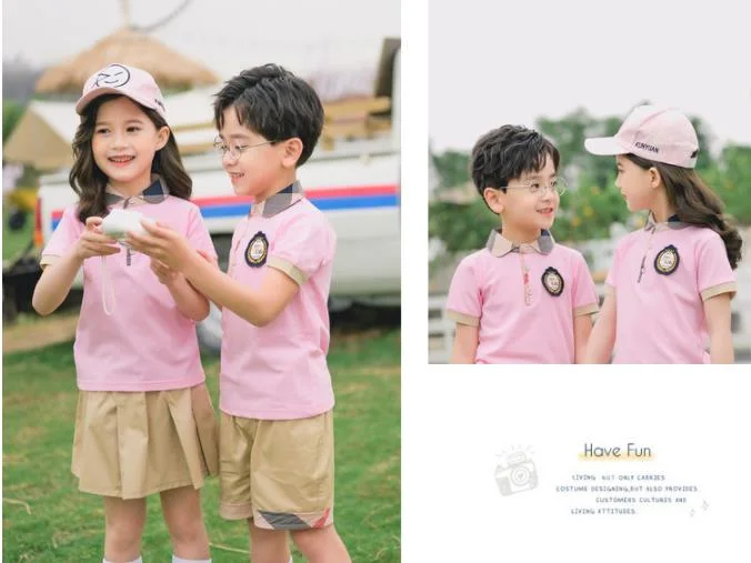 2023 Summer New Primary and Secondary School Uniforms Manufacturers Customized Apparel Wholesale/Supplier Sports Short-Sleeved Kindergarten Clothes