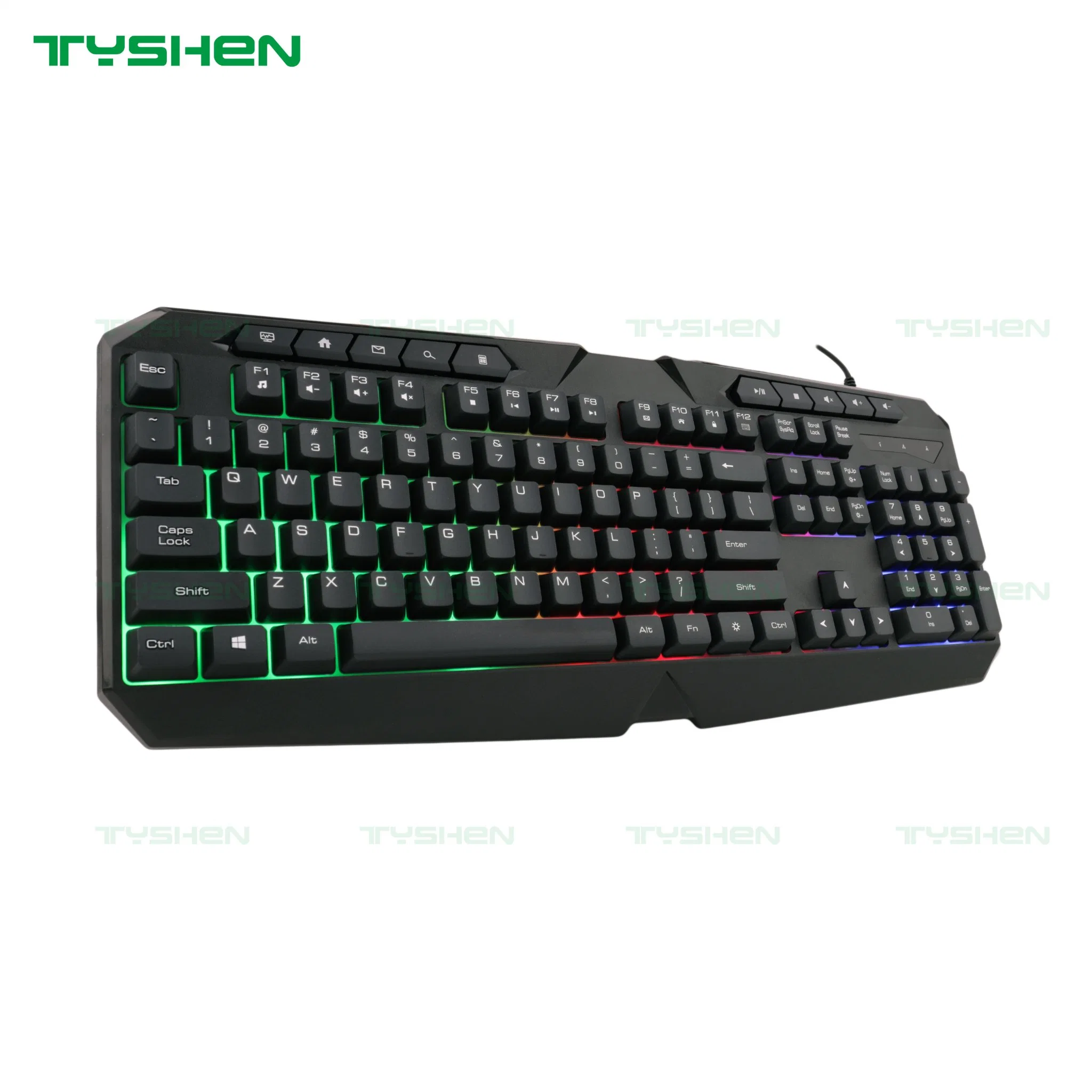 Teclado Gamer USB, teclado para el jugador, el precio barato, varios idiomas