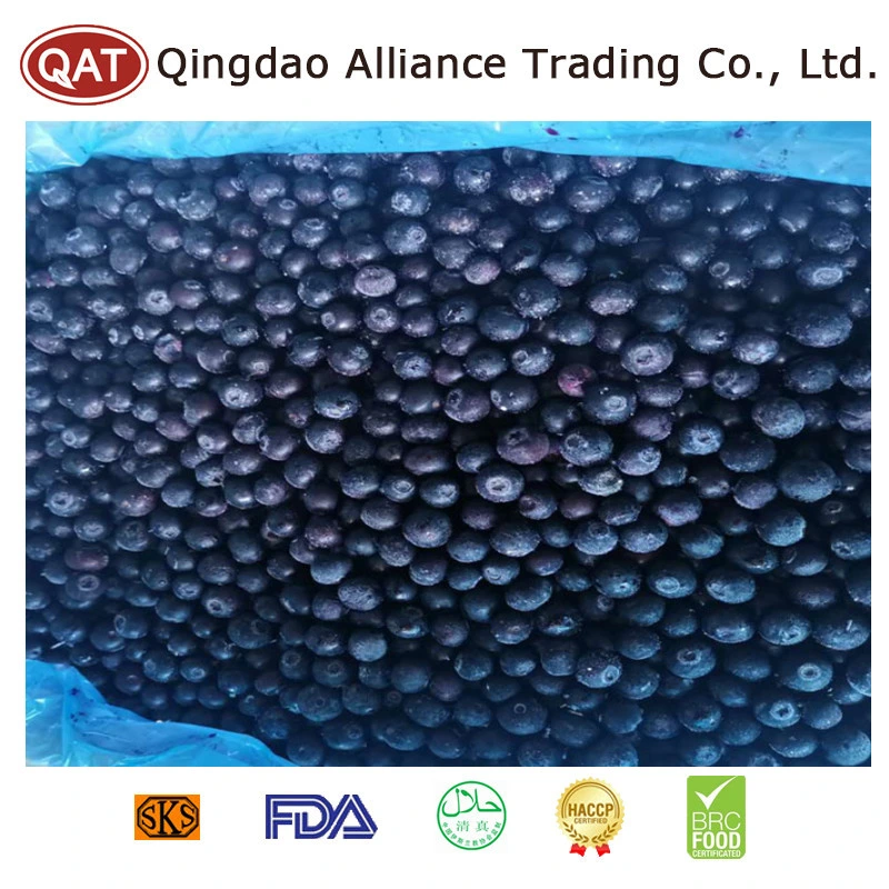 Natural Organic IQF Fruits Top Quality Frozen Blueberry with Retail Bulk Price