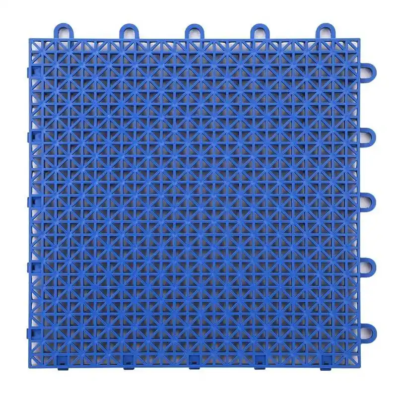 Outdoor PP Interlocking Kunststoff Bodenfliesen Basketball Courts Gummi Bodenbelag