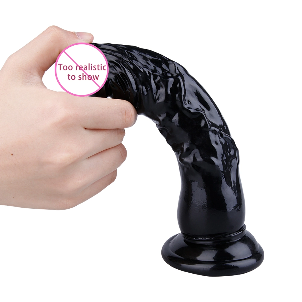 Sex Shop Hot Super Soft PVC Dildo Réaliste Ventouse Féminine Pénis Artificiel Masturbateur Jouet Sexuel pour Adultes Dildo