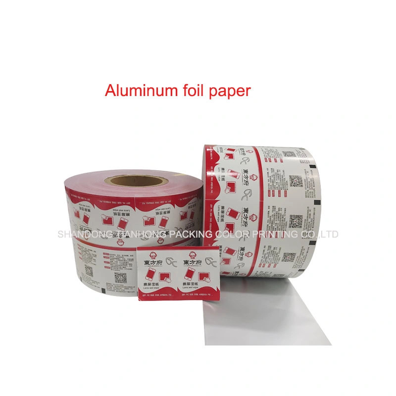 Aluminum Foil Laminated Packaging Paper for Disposable Alcohol Swabs