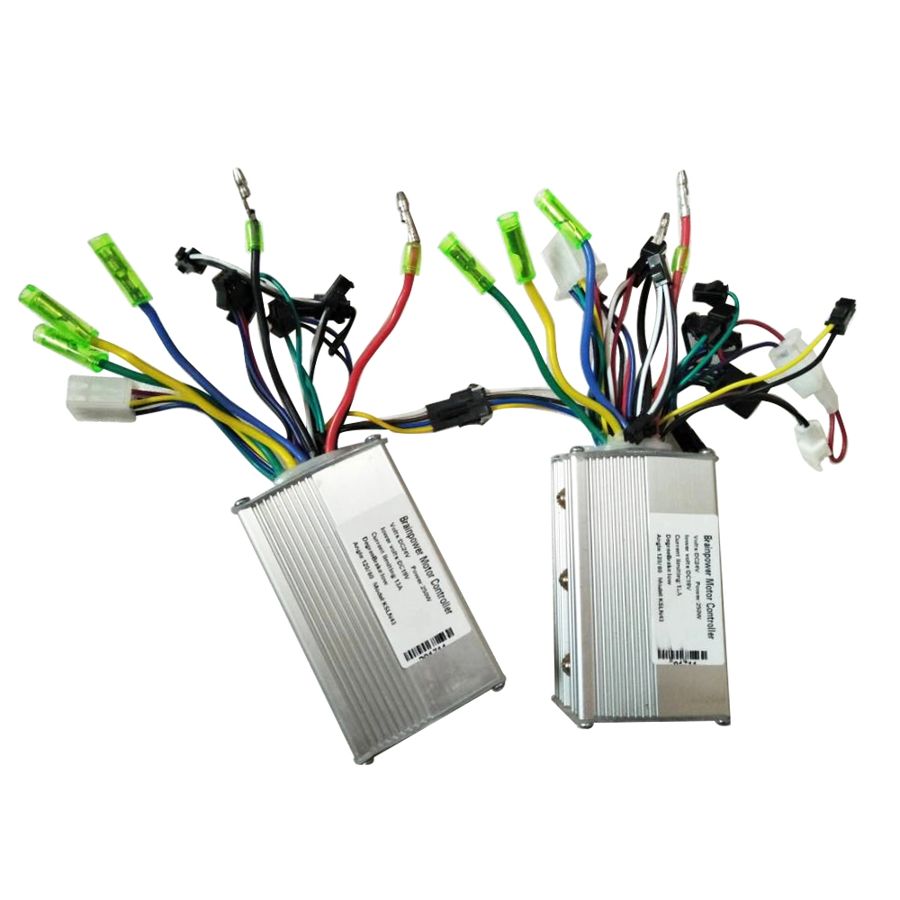 Hot Sale 350W 36V/ 48V Brushless Hub Motor Controller with Regenerative and Reverse Function