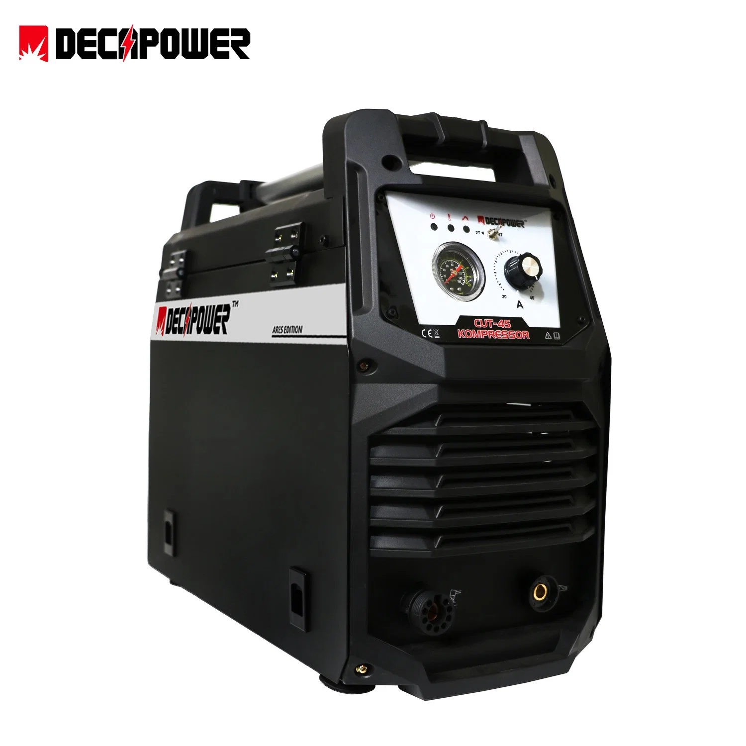 Decapower 40AMP mit eingebautem Kompressor oder Eingangsluftdruck 2-in-1 Plasmaschneidmaschine
