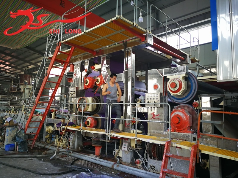 2400mm Cultural Writing Paper Making Machine with Pulping Equipment High Output China