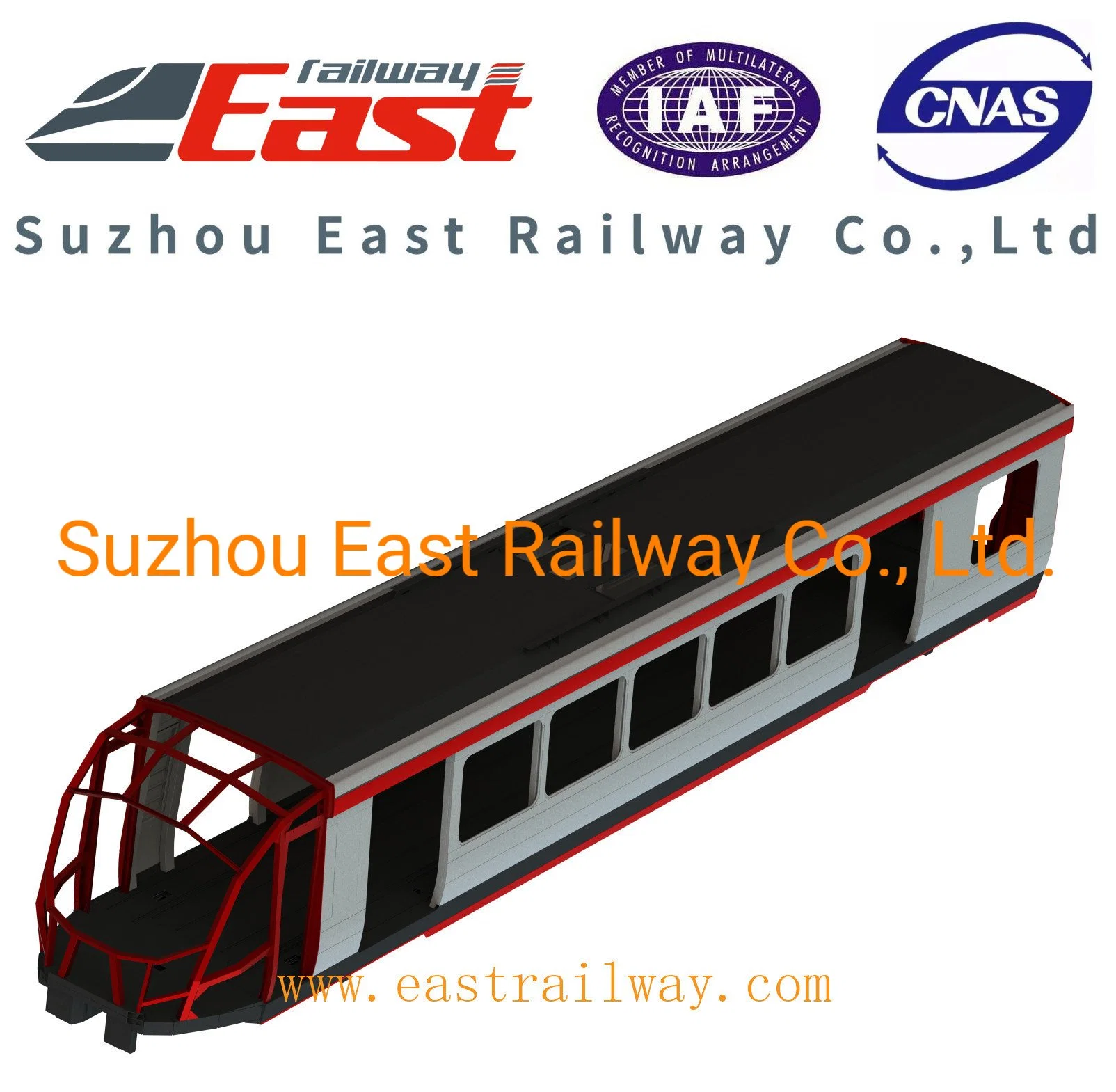 Railway Carbody for Freight Wagon, Passenger Car, Locomotive (Aluminum material)