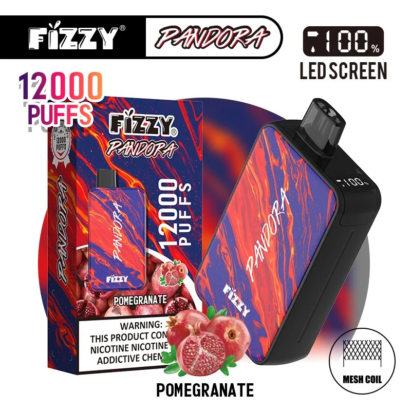 Neueste Großhandel/Lieferant Cuvie E Flüssigkeit 20ml Mixed Fruit Fizzy Pandora 12000 Puff einmal-Mini E-Zigarette Vape Pen