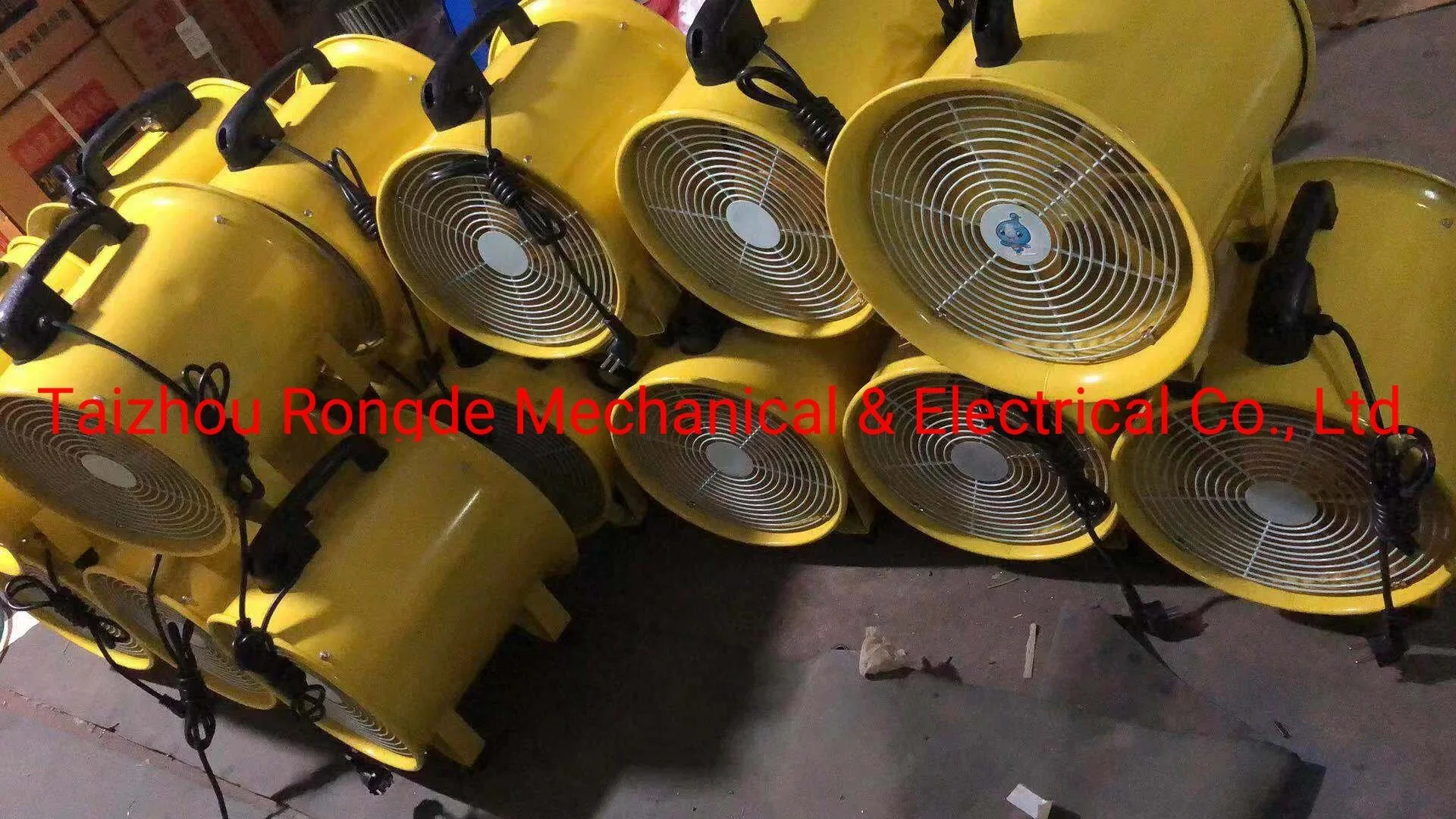 Ventilateur d'extraction axial de ventilation au sol électrique industriel SÉRIE CTF pour construction de pipelines