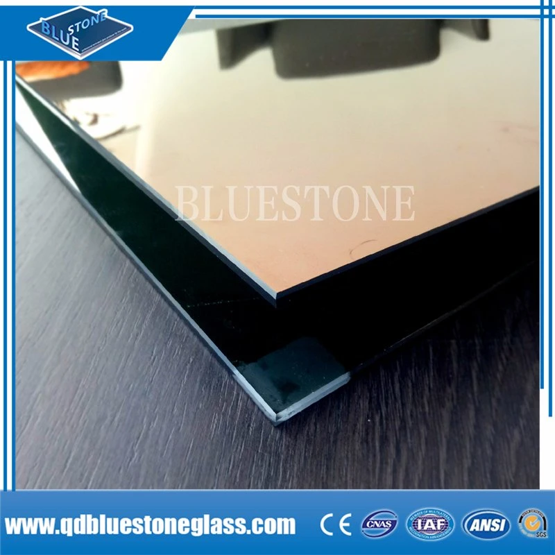 Safety Laminated Construction Glass with 0.38mm/0.76mm Milky/Pink/Blue PVB for Decorative