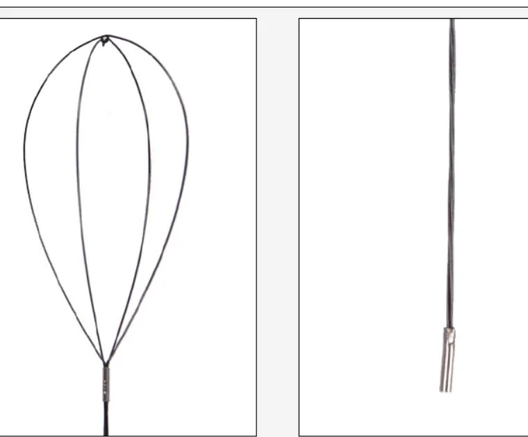 Les instruments chirurgicaux usage médical Ureteral Panier d'extraction de pierre endoscopique jetables