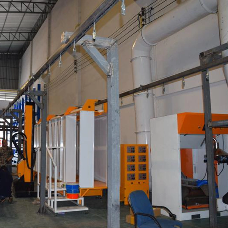 Semi Automatic Powder Coating Complete Machines Line for Steel Plate/Aluminum Profiles/Steel Furnitures