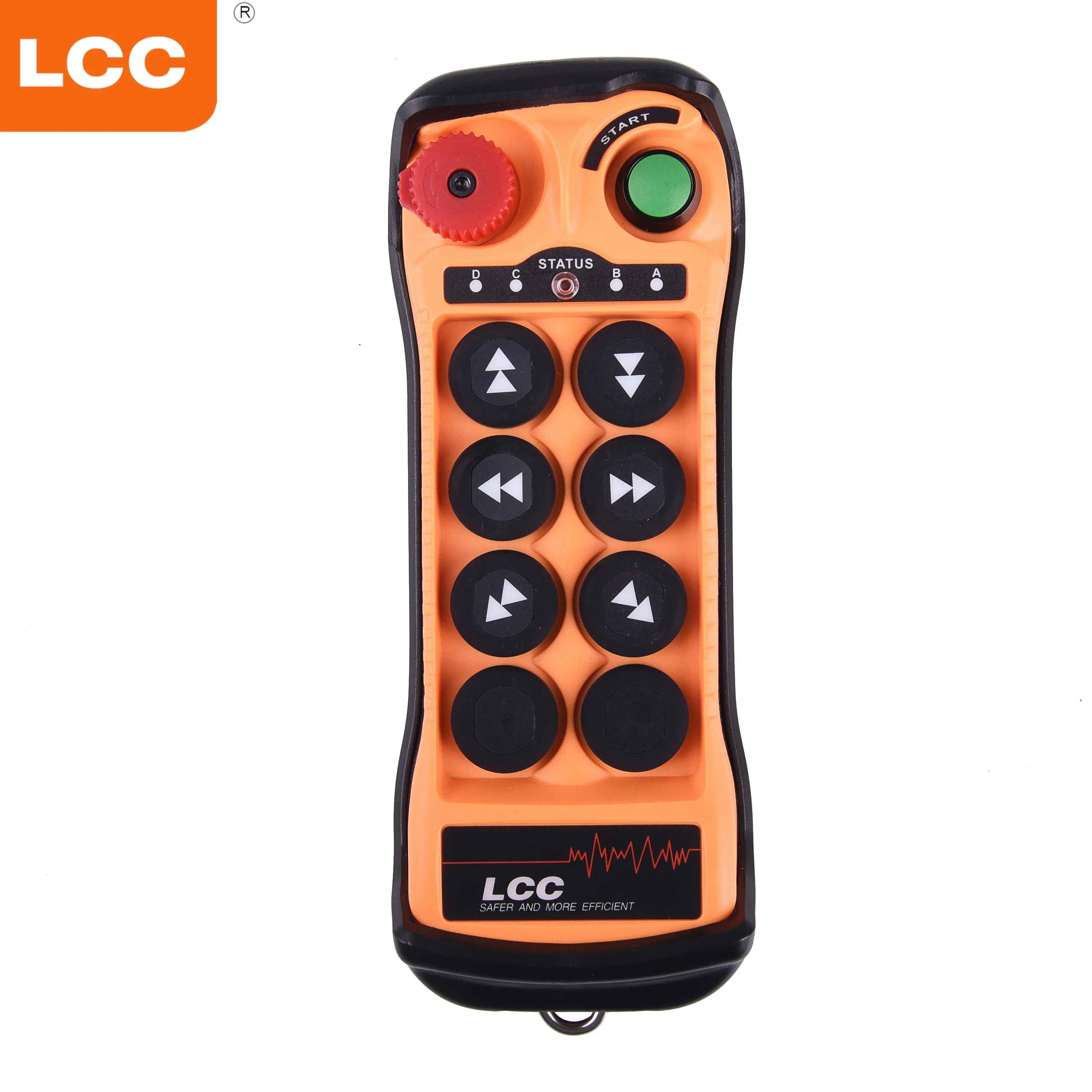 Q606 AC/DC 24V-48V 6 Buttons Double Speed Wireless Transmitter & Receiver Hoist Crane Remote Controls