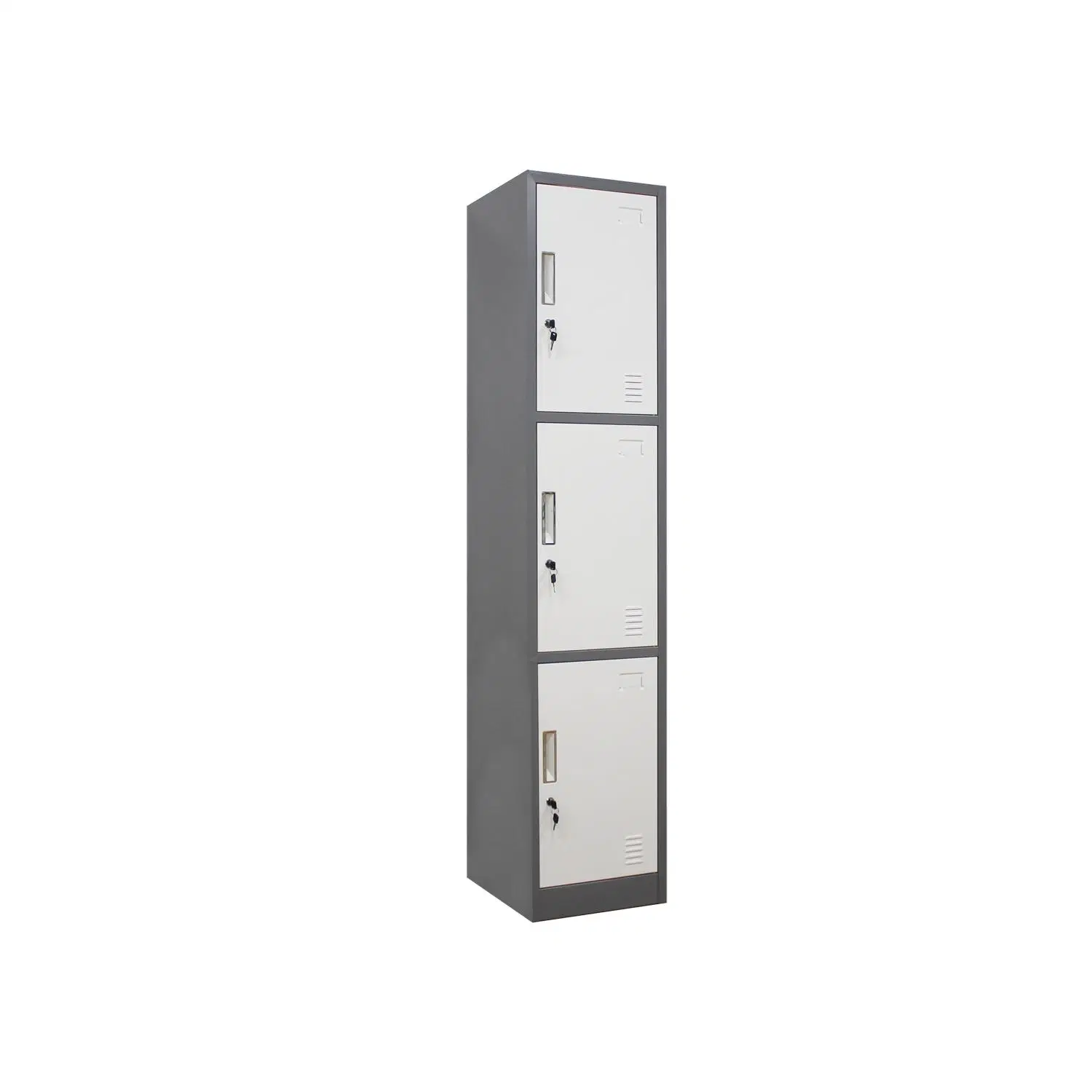 Steel Furniture Metal Three-Door Lockers Hot Products Five Years Warranty