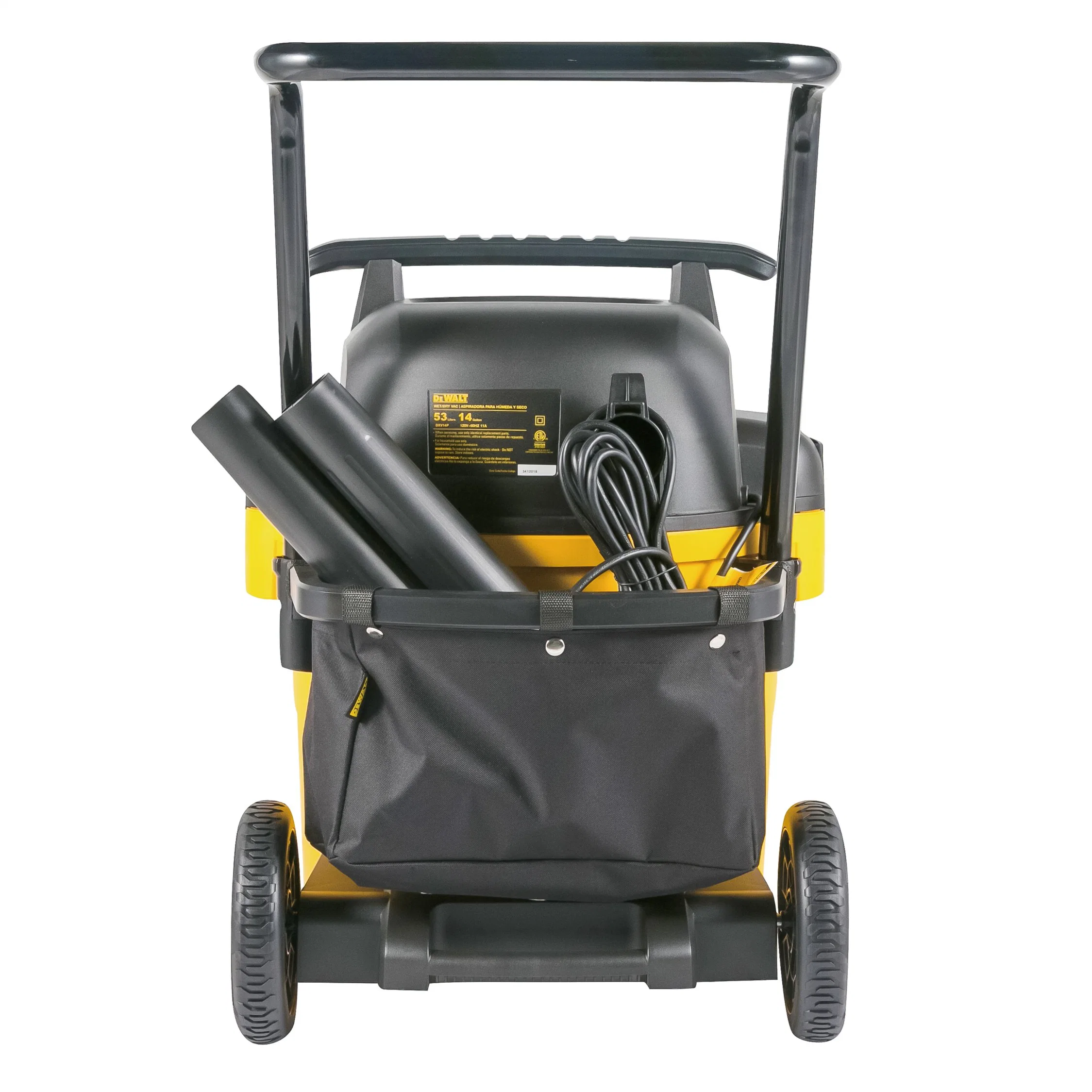 مكنسة كهربائية للاستخدام الجاف والمبتل DeWalt Dxv53p-Qt 53L