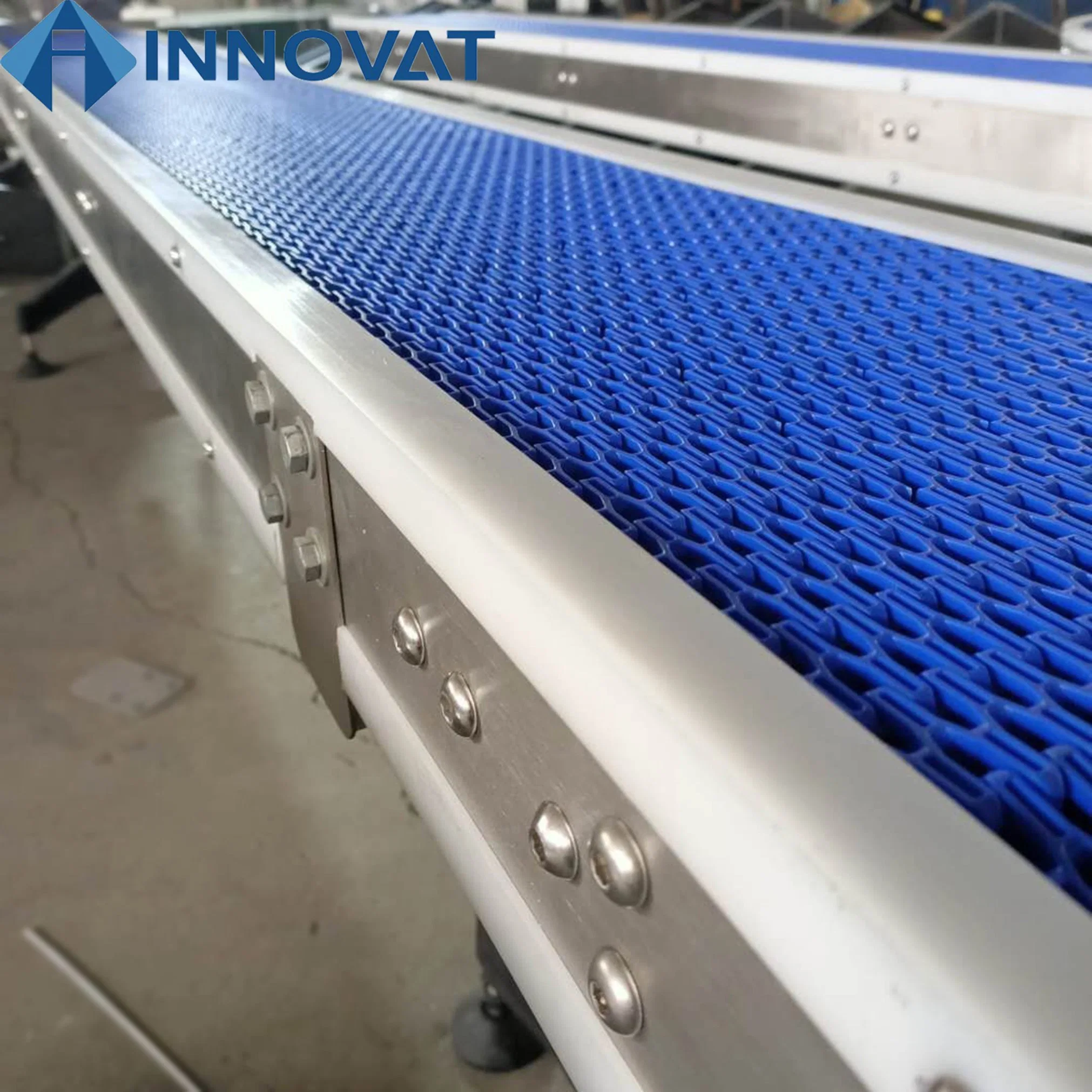 Plastic Modular Conveyor Belt Customized Curved Plastic Modular Belt Conveyor Assemble Production Line