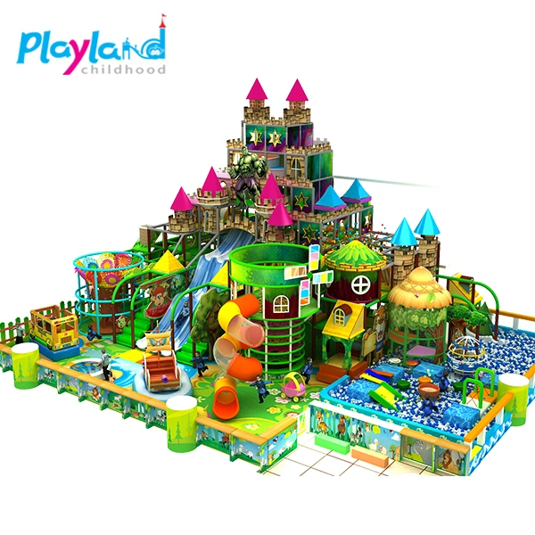 Cheap Indoor Playground for Amusement, Large-Scaled Soft Playground