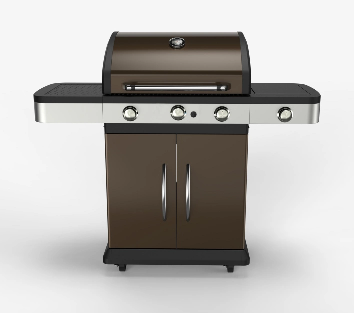 Euro Cheap 3 Burner Gas Grill Barbecue on Sale