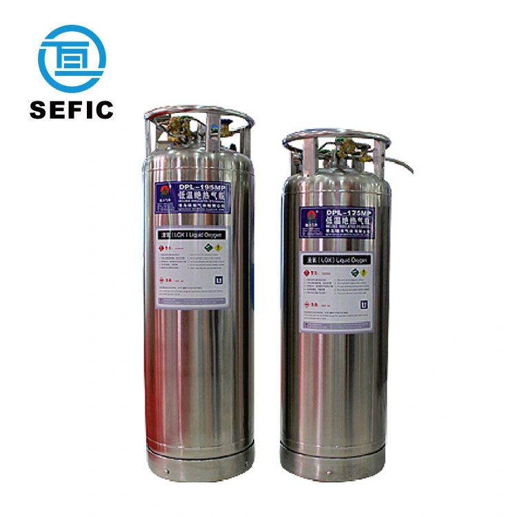 Vertical 150L-450L Liquid Nitrogen and Oxygen Dewar Cylinder Cryogenic Tank