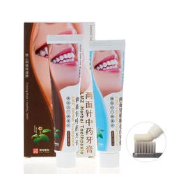 Médicale chinoise organiques naturels le blanchiment des dents utilisation à domicile Soins des dents de la pâte dentifrice