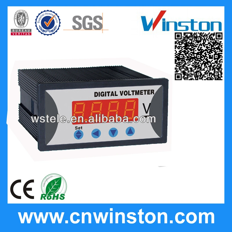 Single Phase DC Digital Voltmeter, Aux. Power Supply with CE