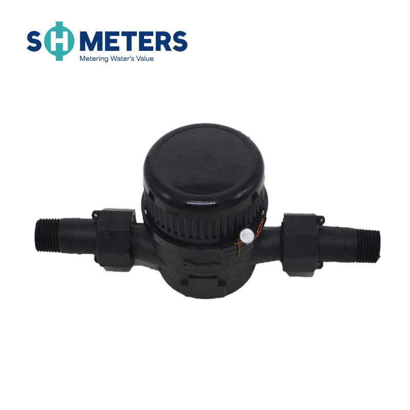 China Supply DN15-DN25 agua plástica de tipo seco de un solo chorro mecánica Metro