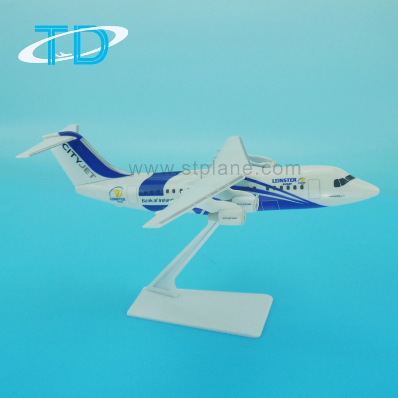 Plastic Aircraft Cityjet 39cm Bae146 Plane Model for Collection