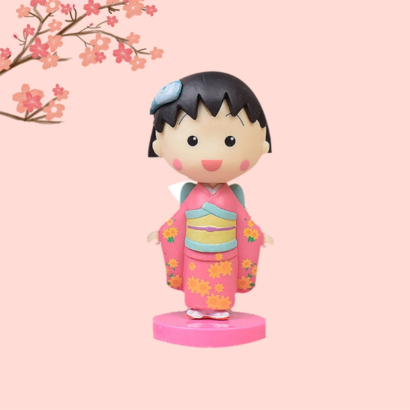 Muñecas personalizadas clásico japonés Sakura Momoko personaje de dibujos animados Anime juguetes figuras de acción