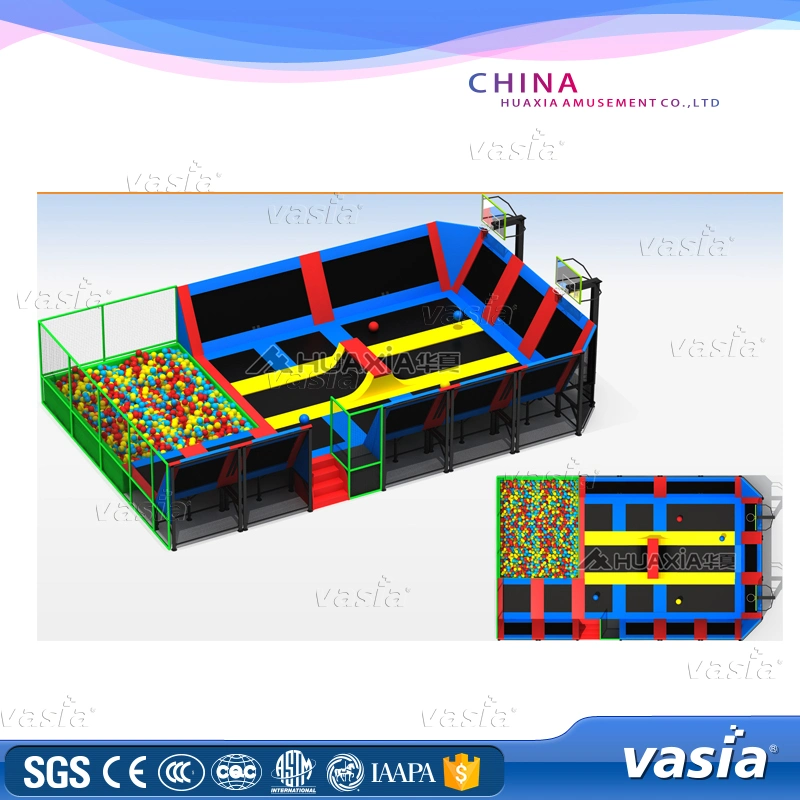New Amusement Park Kids Trampoline Jumping Bed