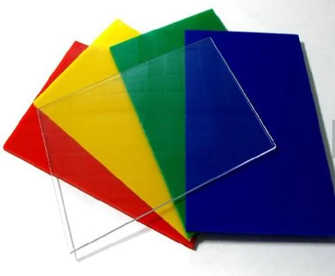 Green Red 2mm 3mm 4mm Acrylic Sheet Solid PC for Building Material