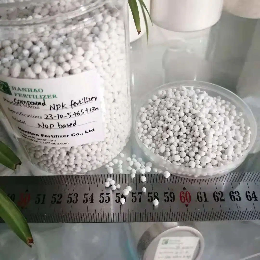 Compound D Fertilizer NPK 23-10-5+6s+1zn, Hot Sale From Manufacture in China.