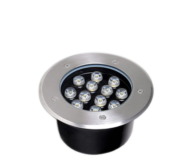 Round Waterproof IP67 Stainless Steel Outdoor Floor Recessed Underground Inground Garden Light