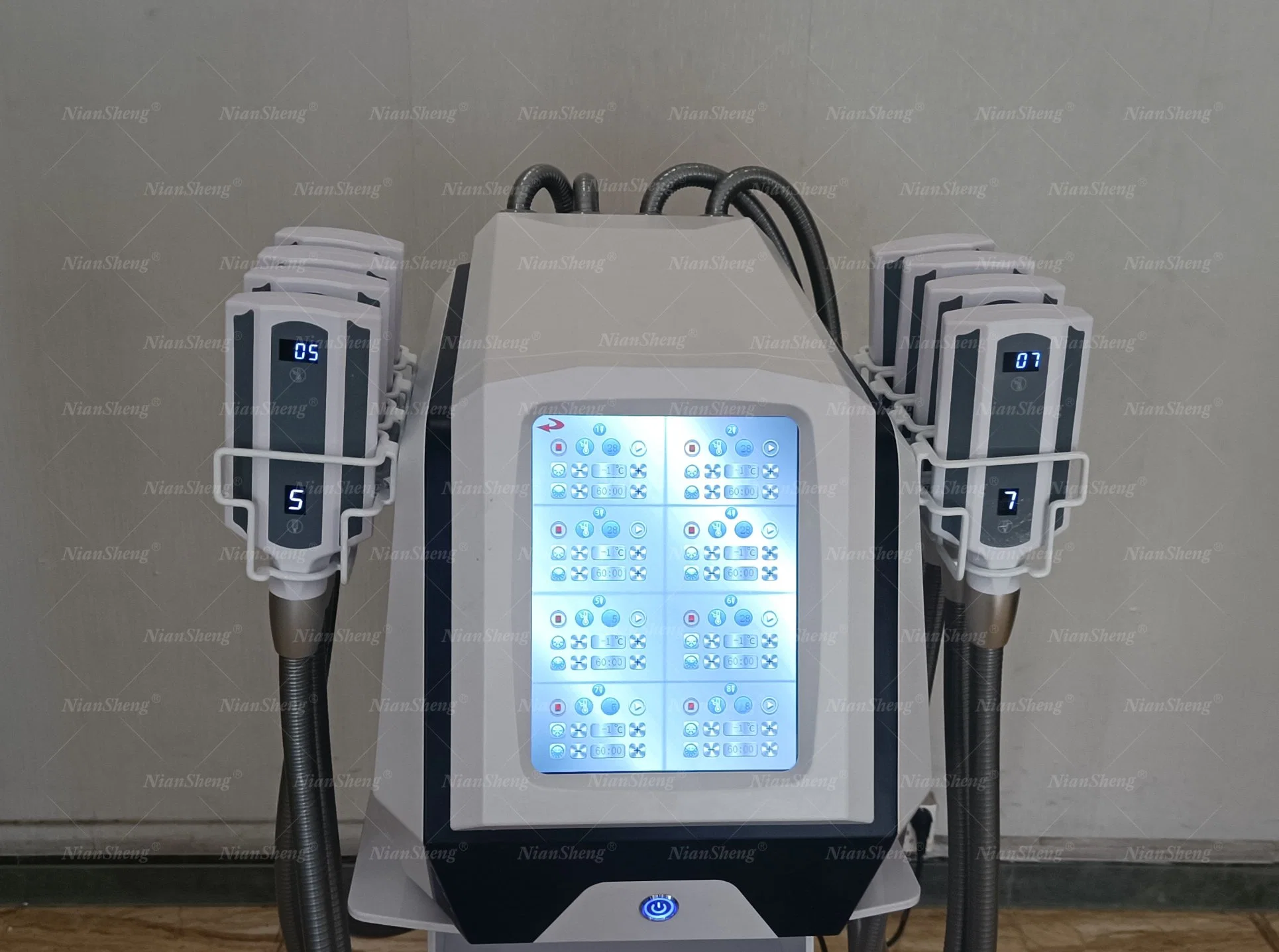 portable Lipo Laser 8 Pads Cryolipolysis Weight Loss Body Slimming Cool Fat Removal Freezing Machine